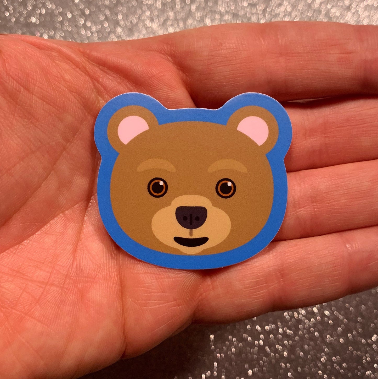 Lil' Brown Bear Sticker (2.1 inch × 1.88 inch)
