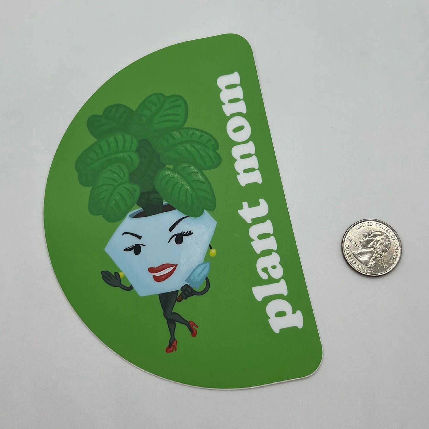 Plant Mom Decal Sticker (4 inch × 6 inch)