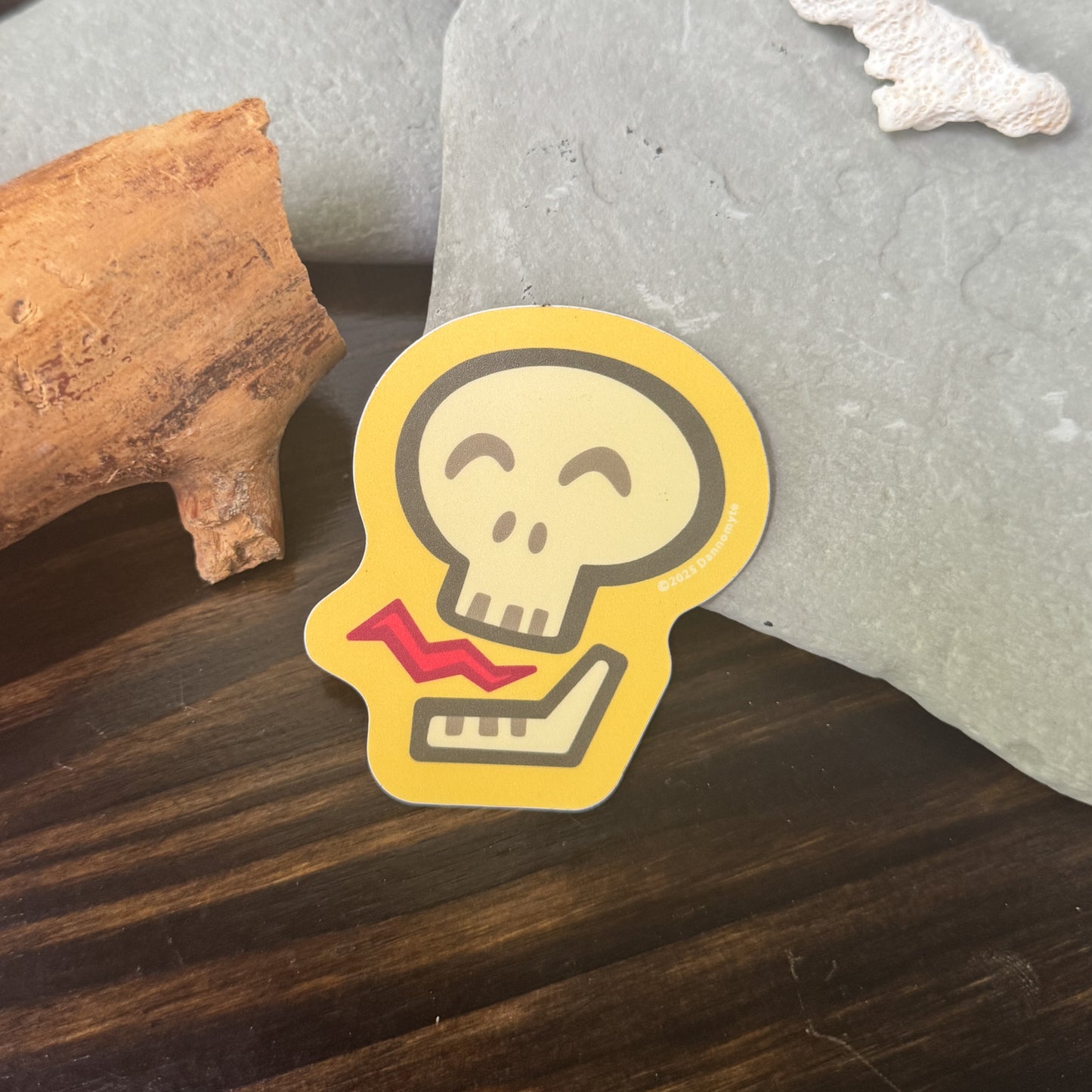 Pirate Skull Sticker - The First Mate