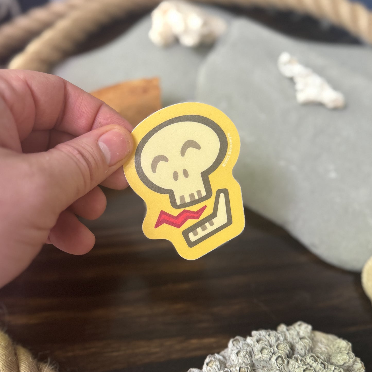 Pirate Skull Sticker - The First Mate
