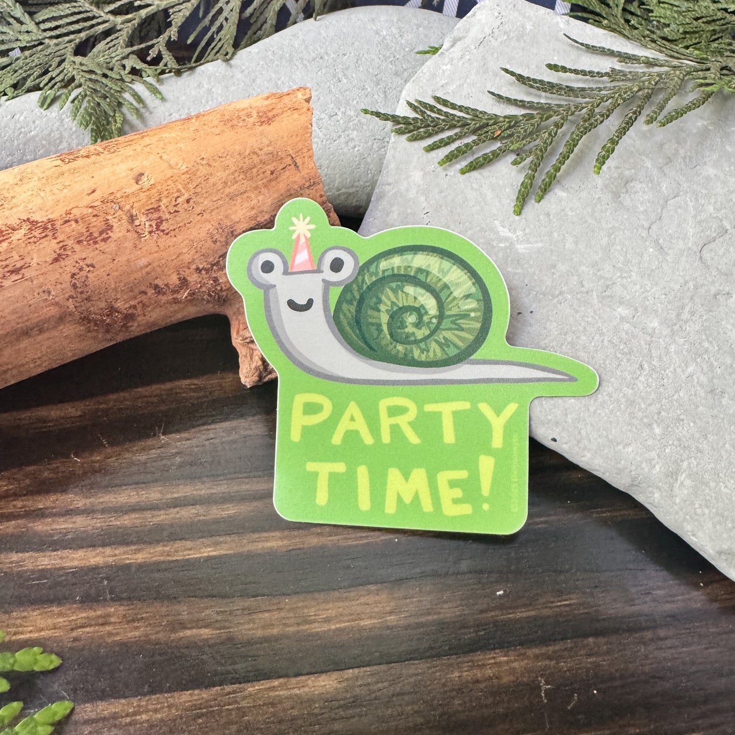 Snail Sticker - Party time!