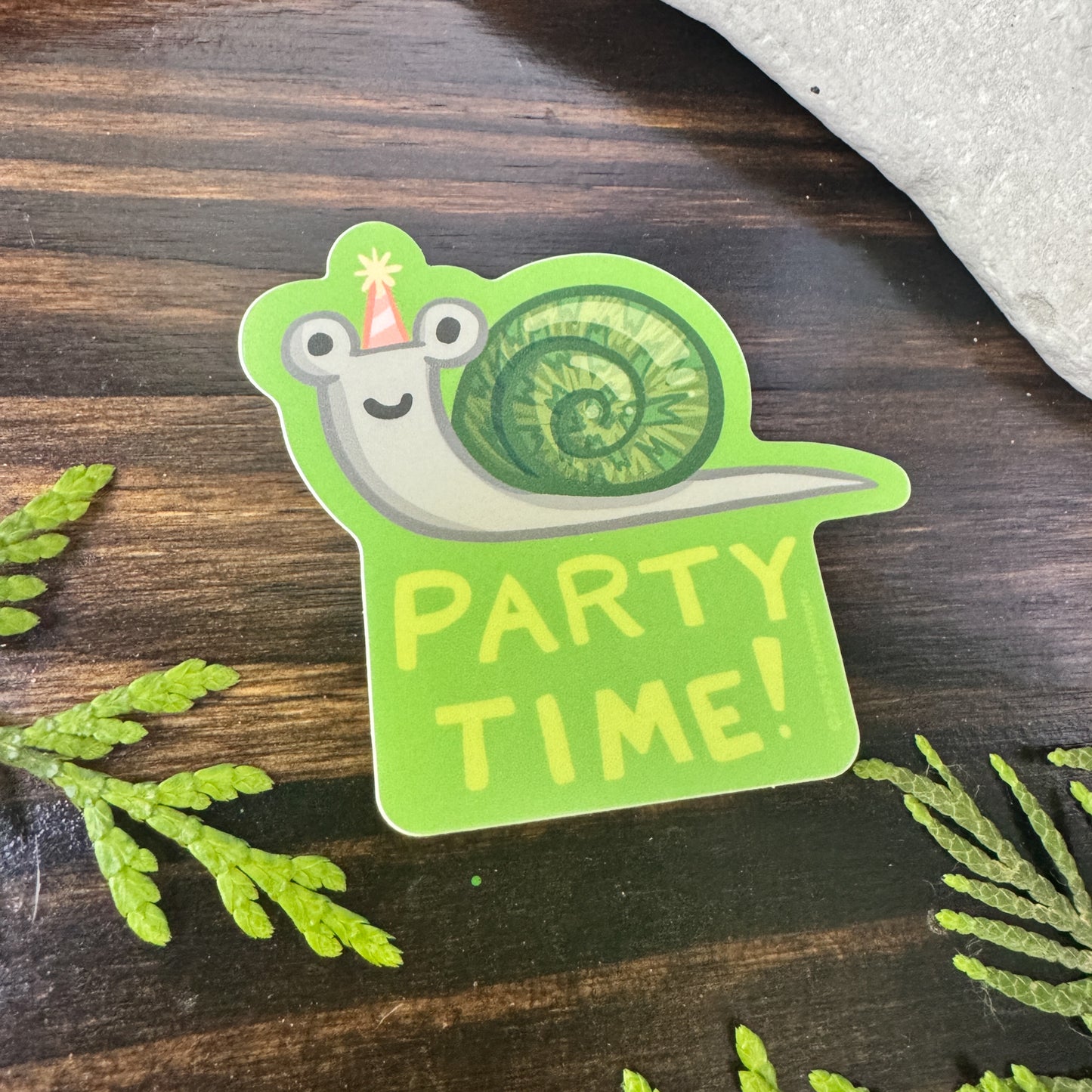Snail Sticker - Party time!