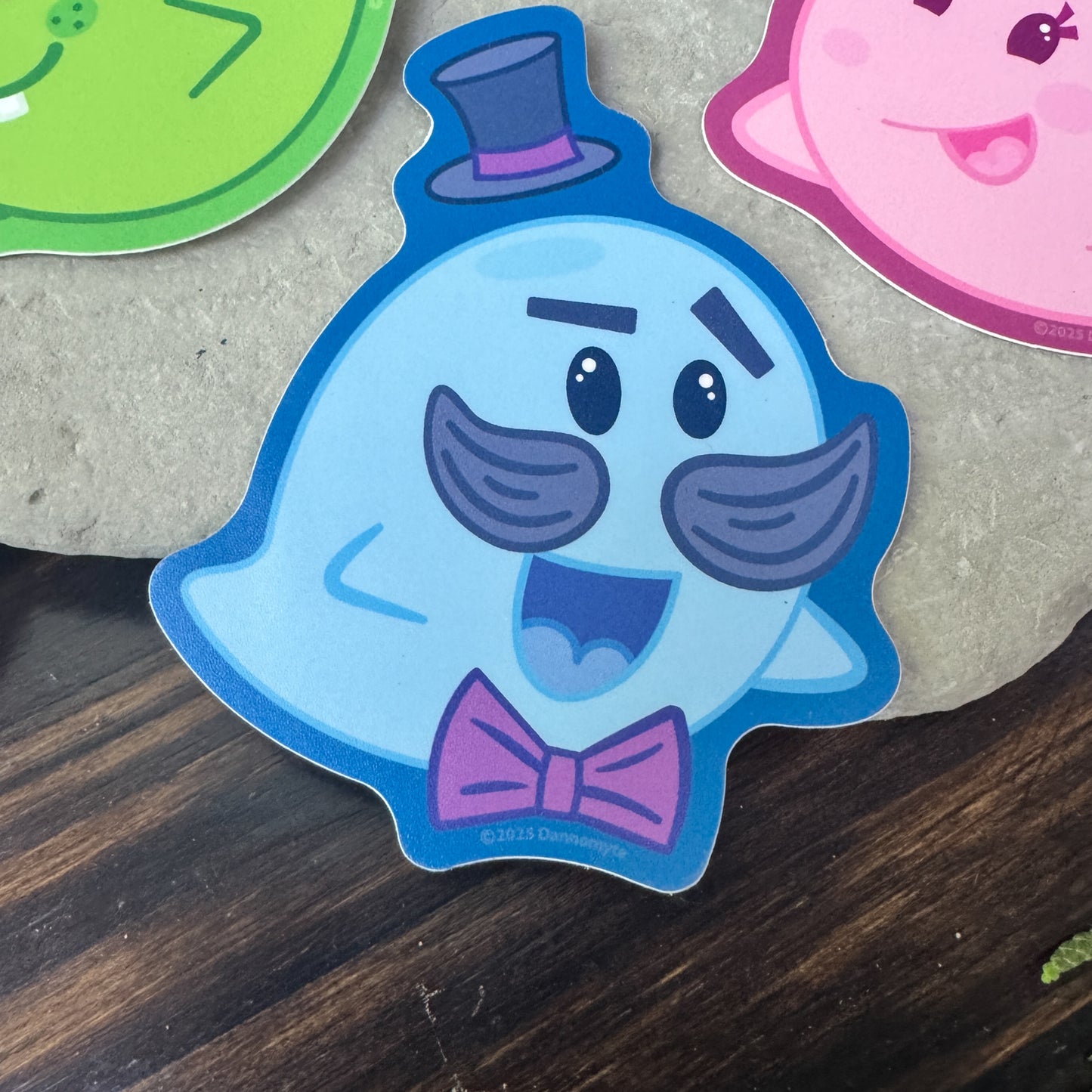 Ghost Sticker - Big Daddy Blue Boo