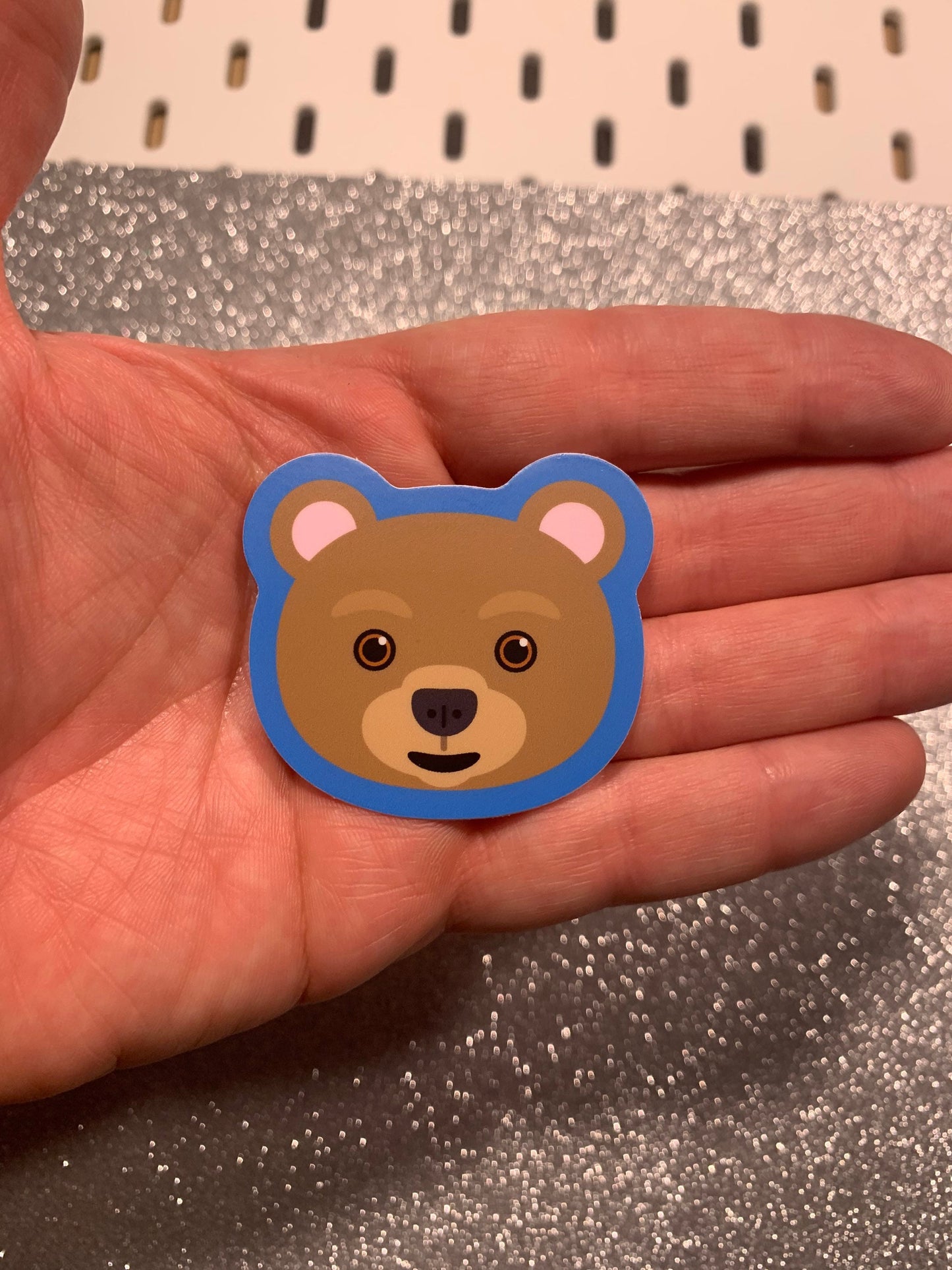 Lil' Brown Bear Sticker (2.1 inch × 1.88 inch)