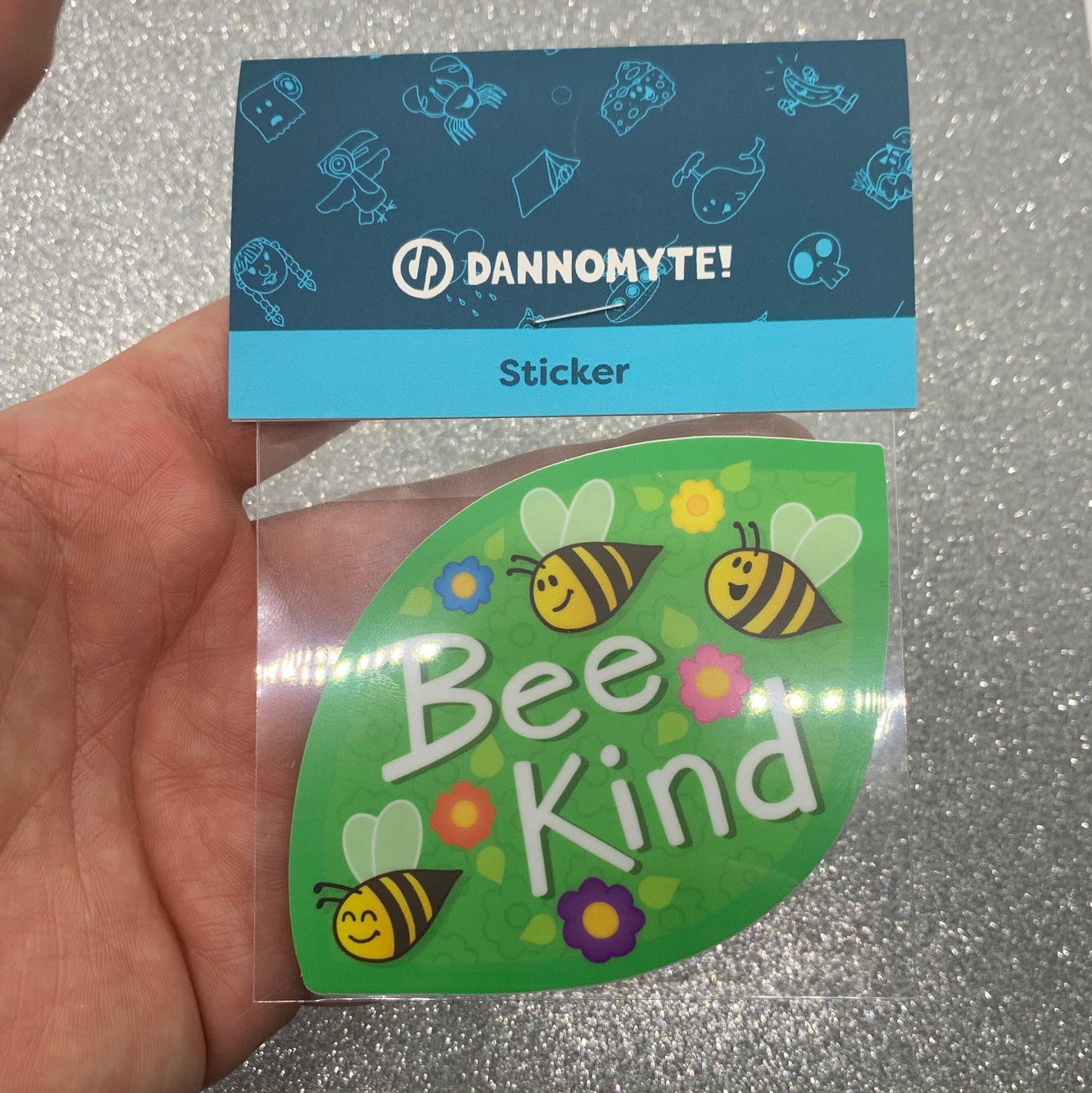 Cute Decal Sticker — Be Kind (3 inch × 2.82 inch, waterproof) | for hydroflask water bottle, laptop, car window, small gift