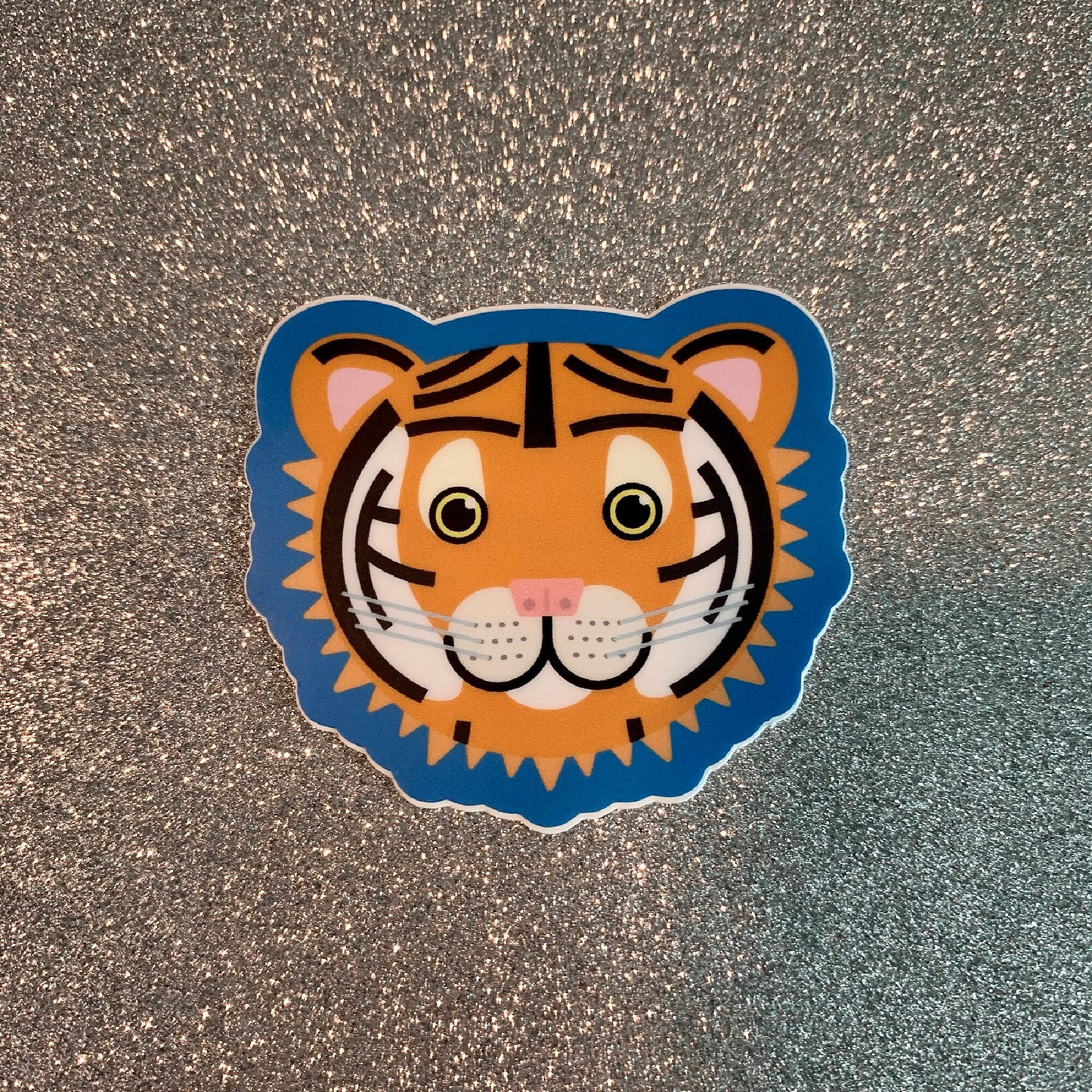 Lil Tiger Sticker (2.11 inch × 1.9 inch) | for hydroflask water bottle, laptop, car window, small gift