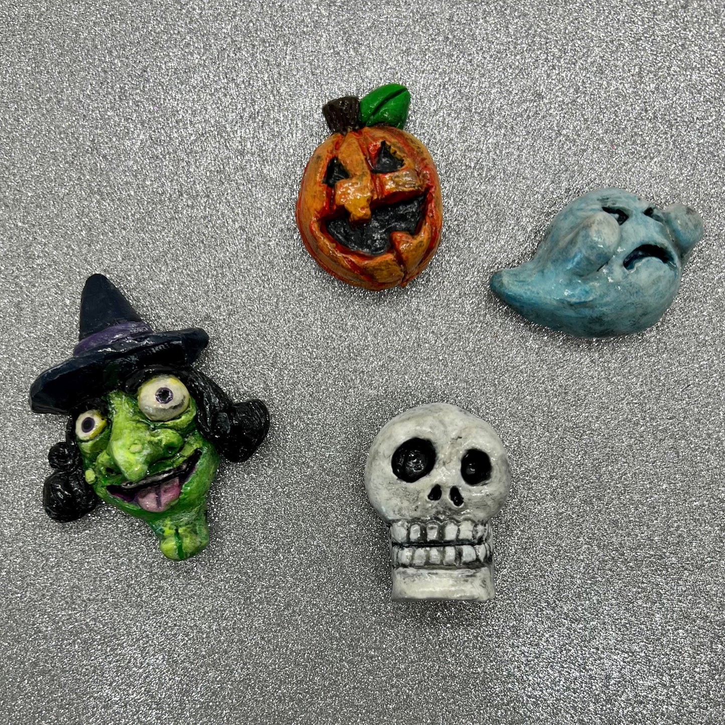 Pumpkin Magnet (hand sculpted, resin cast)