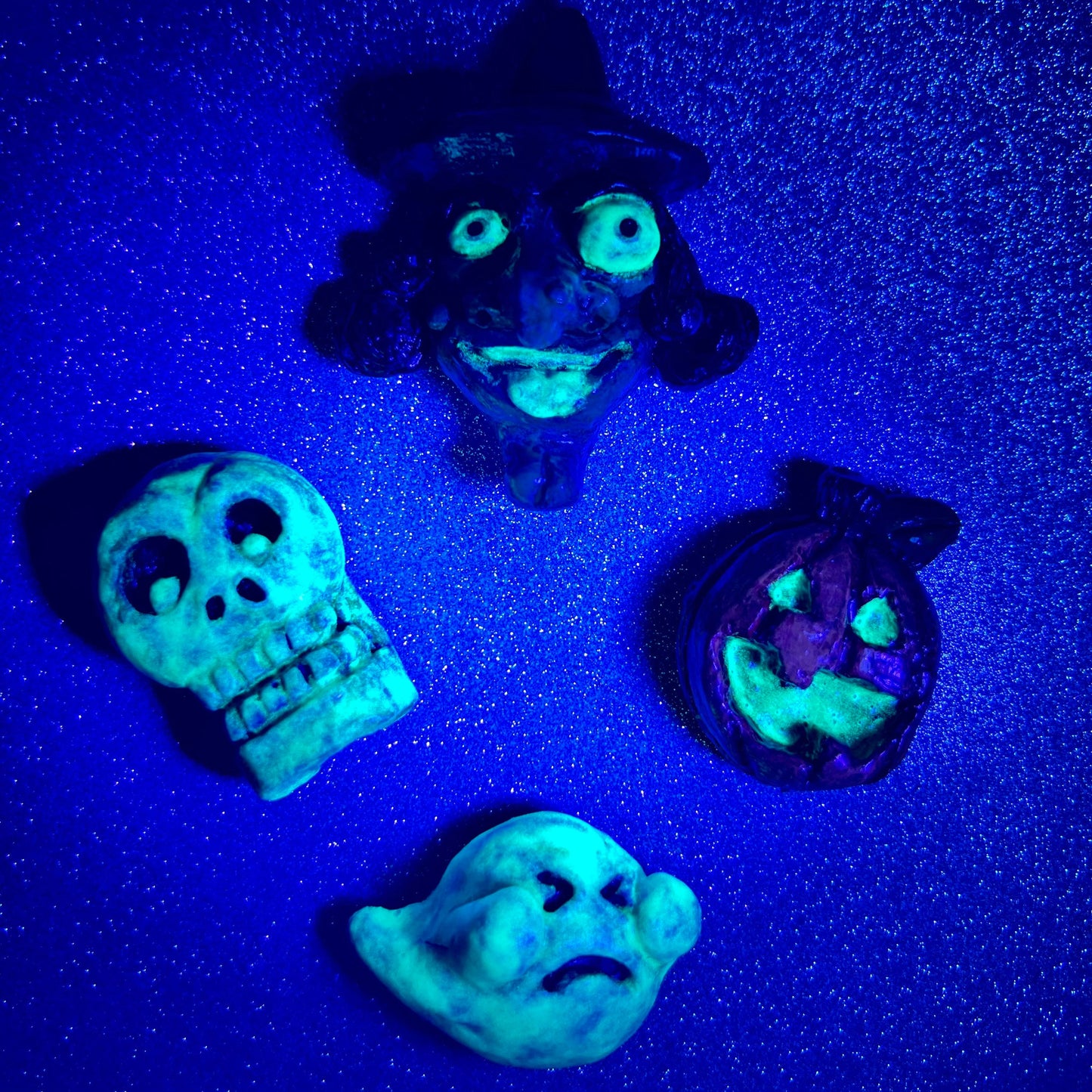 Pumpkin Magnet (hand sculpted, resin cast)