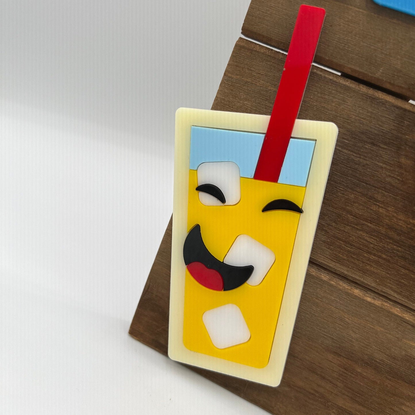 Lemonade Stand Sign (10 in x 10 in, Laser cut acrylic on wood sign, for kids summer fun!)