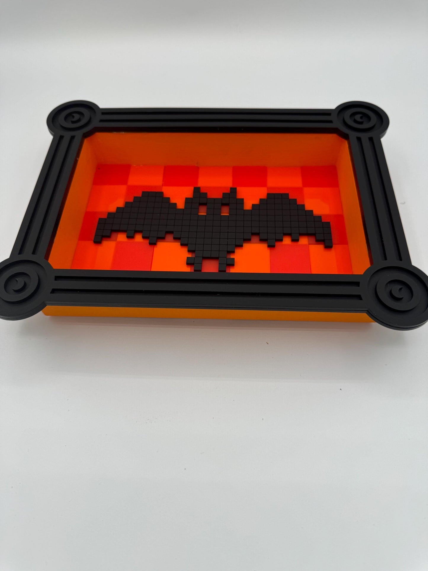 Pixel Bat Wall Art — retro video game Halloween decor