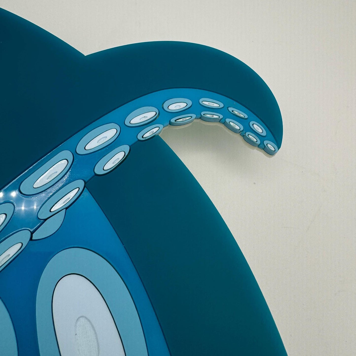 Krakken Tentacle Wall Art / Sign — Coming out of a Porthole Approx 14 inch W x 16 inch Tall | Sea Art Seattle Hockey Fan