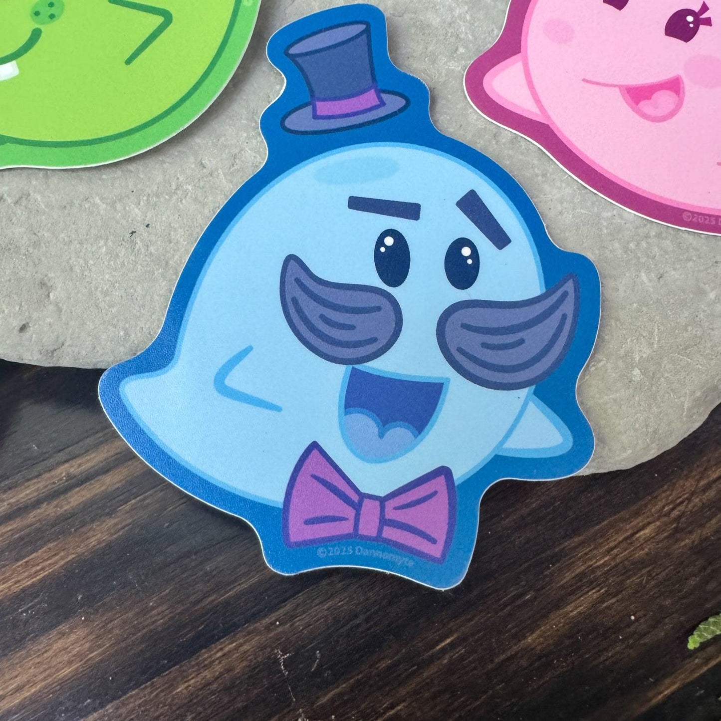 Ghost Sticker - Big Daddy Blue Boo