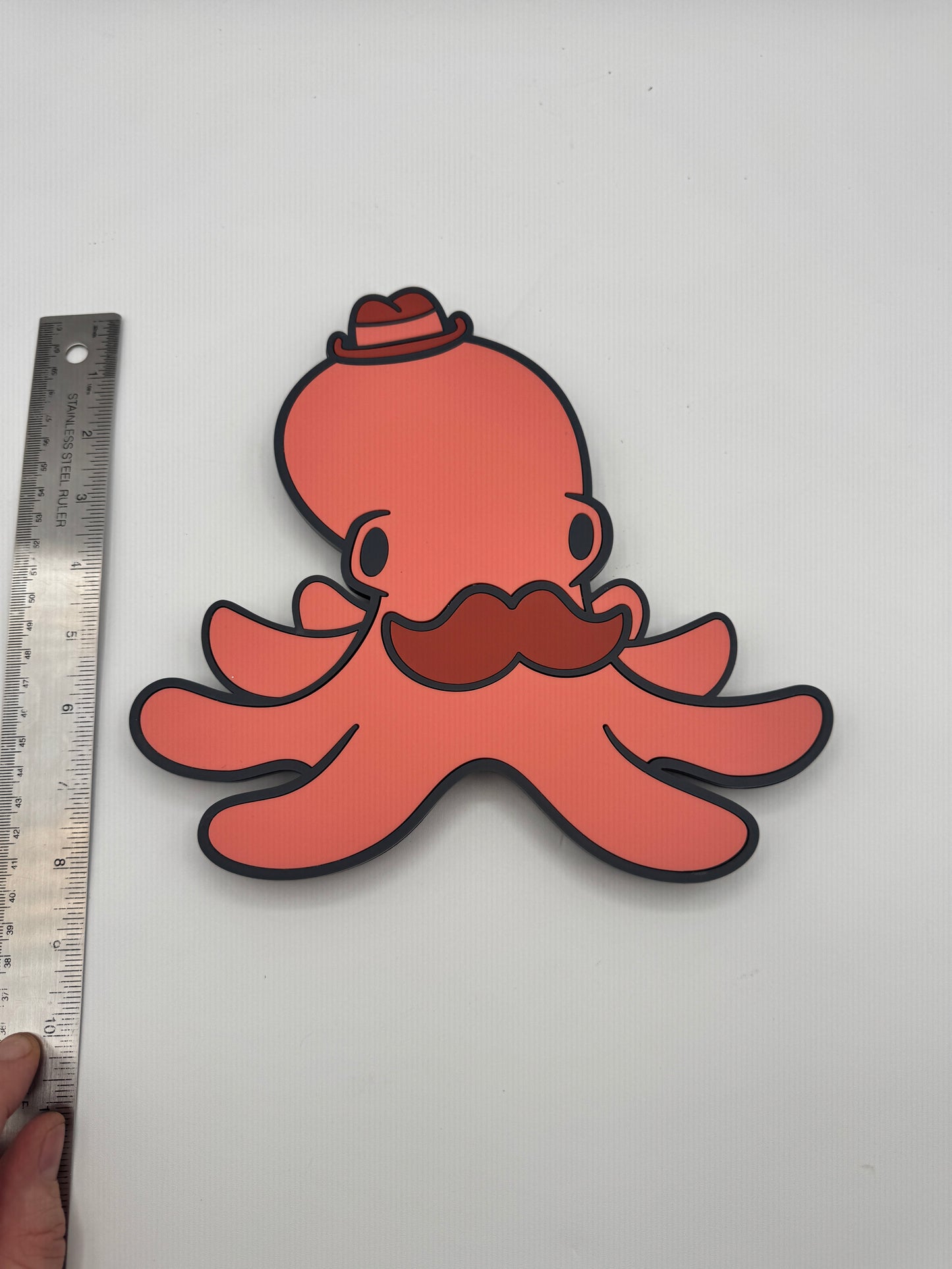 9 inch Mr Octopus Wall Art