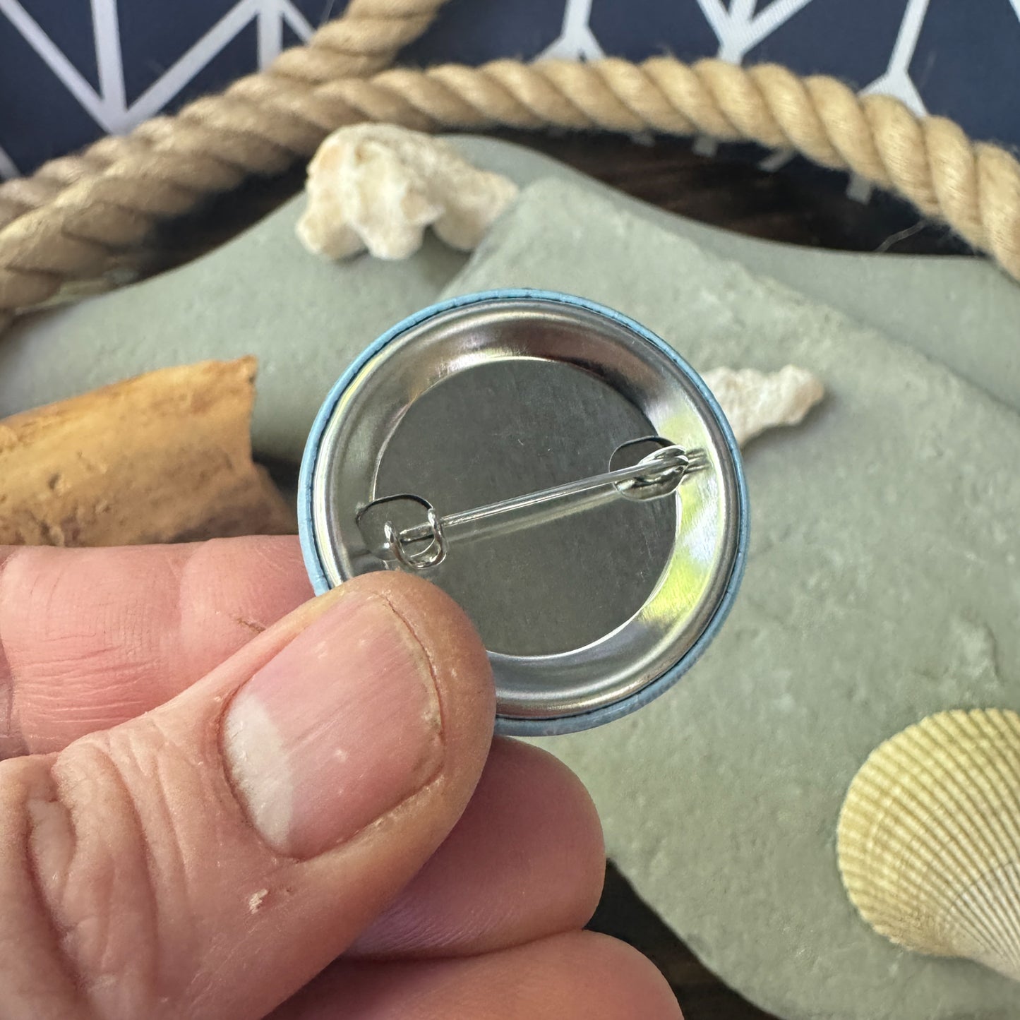 Seagullible - Pinback Button 1.75”