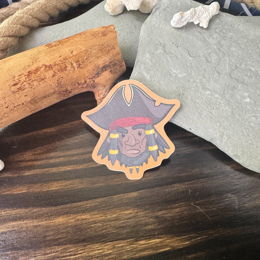 Sea Captain Sticker - Orange