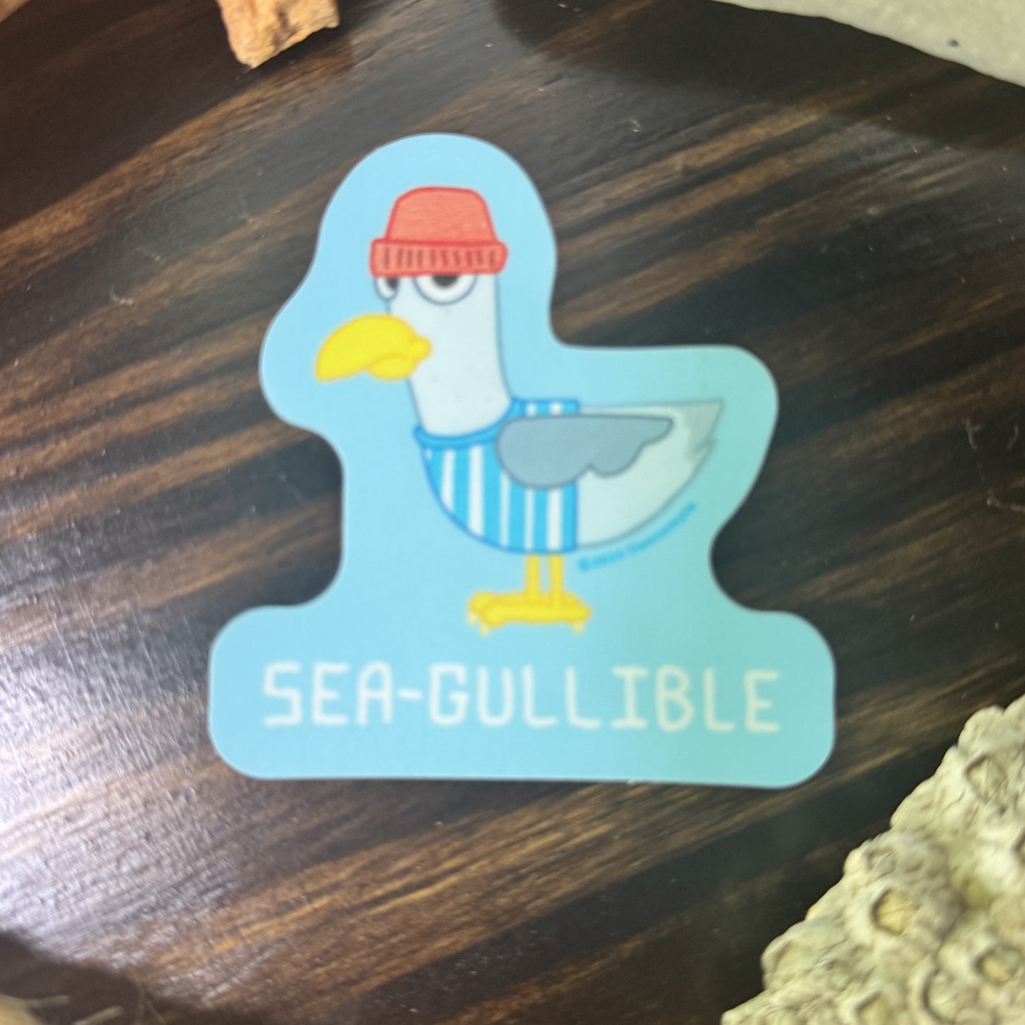 Seagull Sticker - Sea Gullible