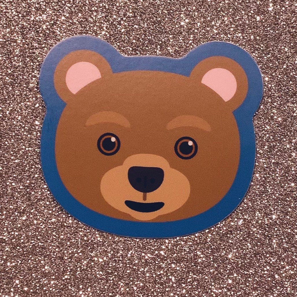Lil' Brown Bear Sticker (2.1 inch × 1.88 inch)