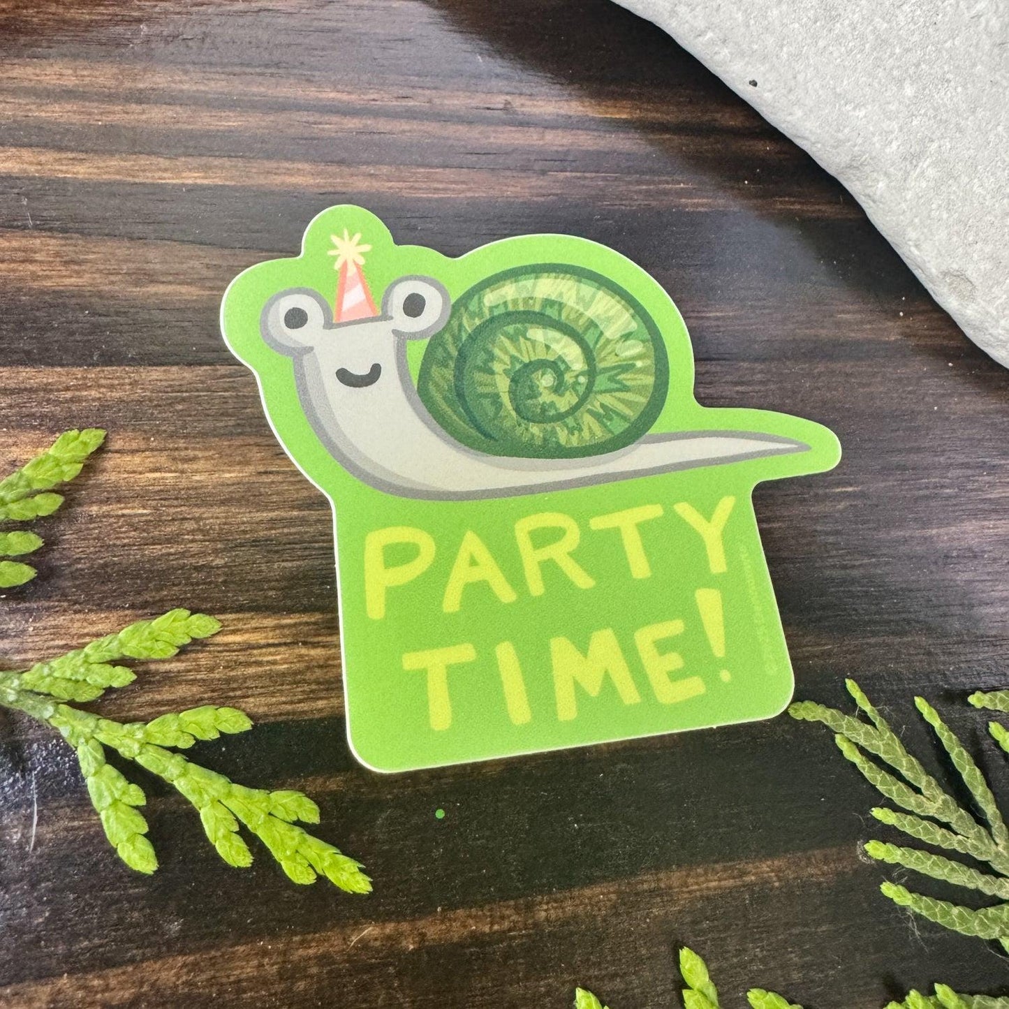 Snail Sticker - Party time!
